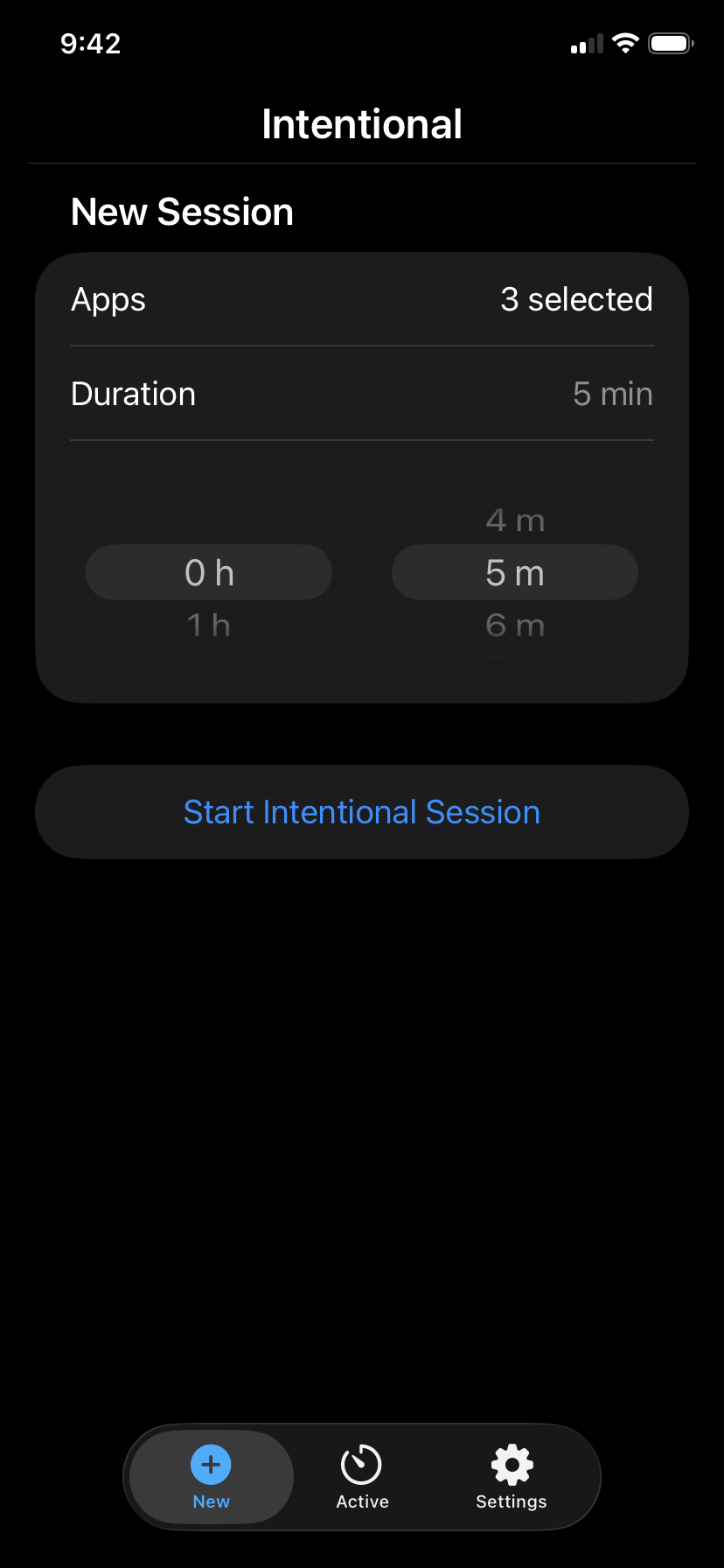 Create a new session